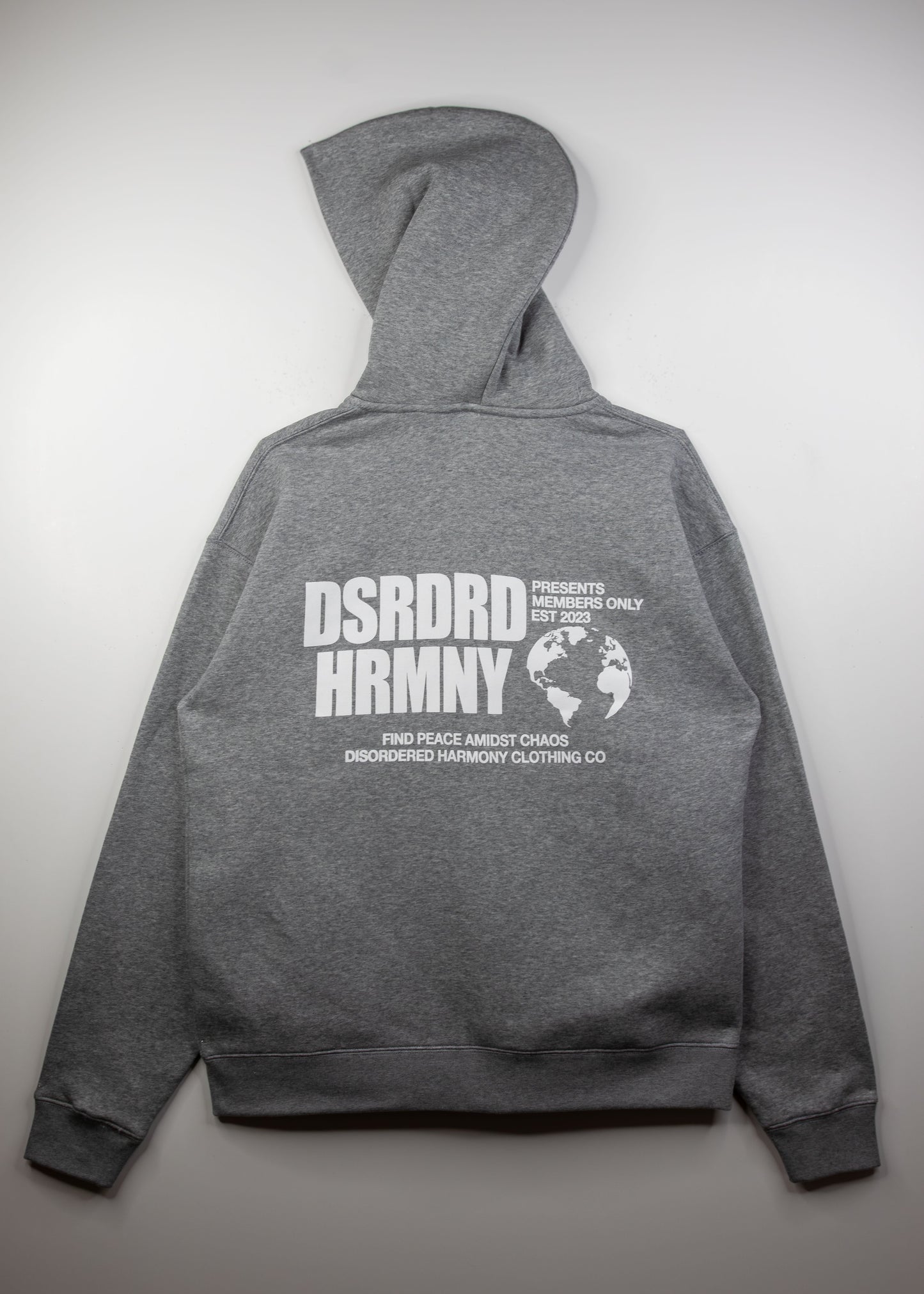 Members Only Grey Zip-Up Hood