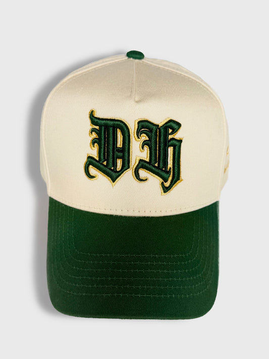 GRN/GLD 5 Panel Snapback