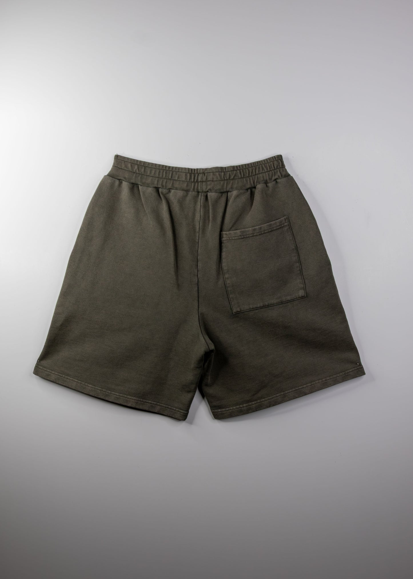 French Terry Olive Shorts