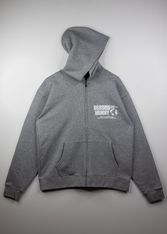 Members Only Grey Zip-Up Hood