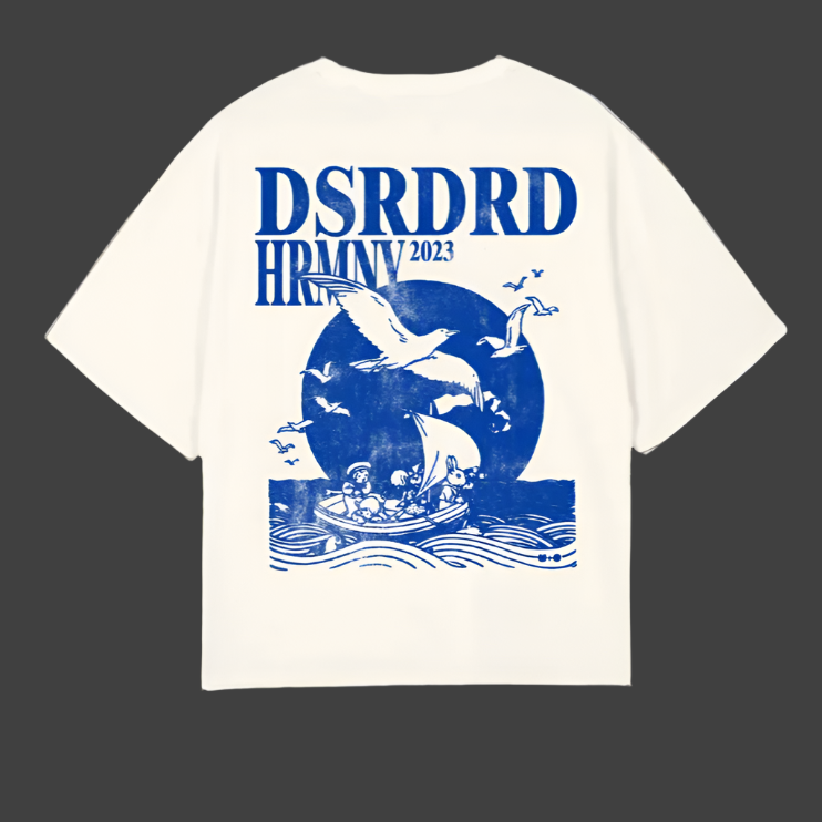 Blue Sea Boxy Tee